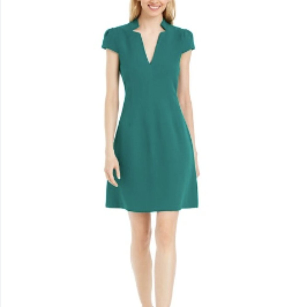 Vince Camuto - Women's Notched Stand-collar Dress